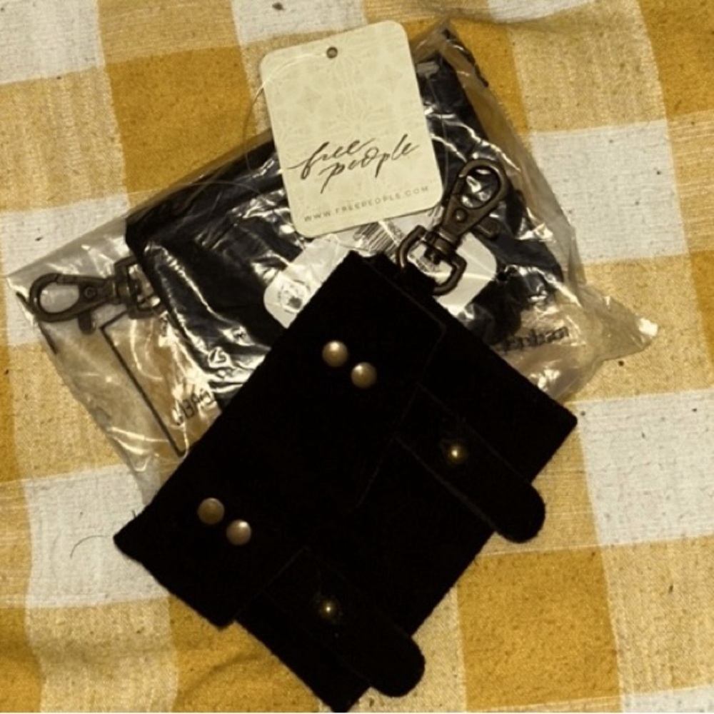Free people Adorable, Really nice suede card  wallet.